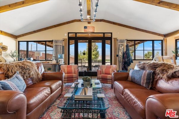 Interior, Living room, Wooden Beams