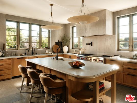 Interior, Kitchen, Pendant Lights, Stainless Steel Appliances