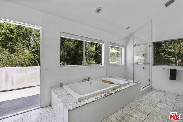 Bathroom, Glass Shower, Interior, Marble, Recessed Lighting