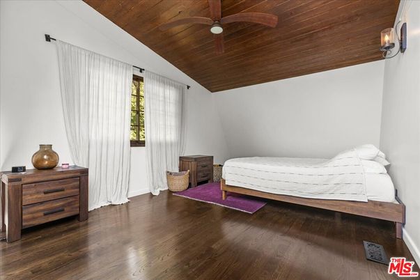 Bedroom, Interior, Wooden Ceilings, Wood Texture Flooring