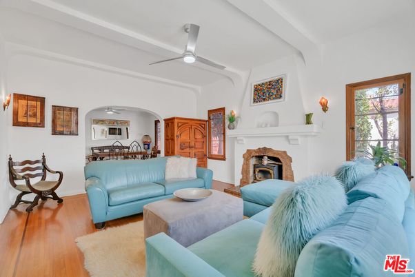 Dining room, Fireplace, Interior, Living room, Wood Texture Flooring