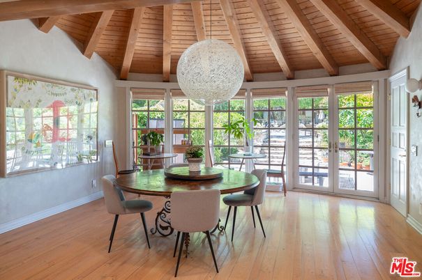 Dining room, Interior, Wooden Beams, Wooden Ceilings, Wood Texture Flooring