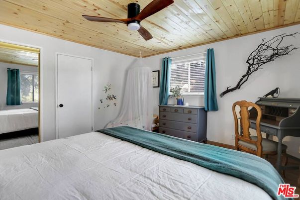 Bedroom, Interior, Wooden Ceilings