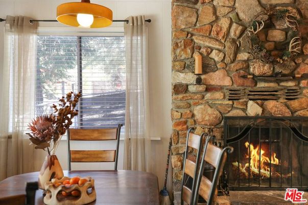 Fireplace, Interior, Stone Walls