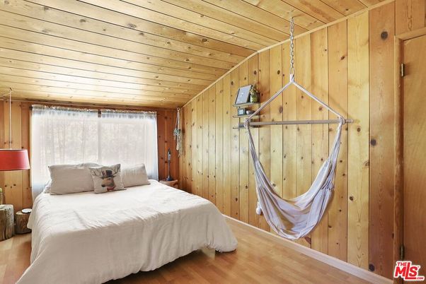 Bedroom, Interior, Wooden Ceilings, Wood Texture Flooring, Wooden Walls