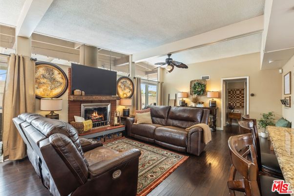 Fireplace, Interior, Living room, Wood Texture Flooring