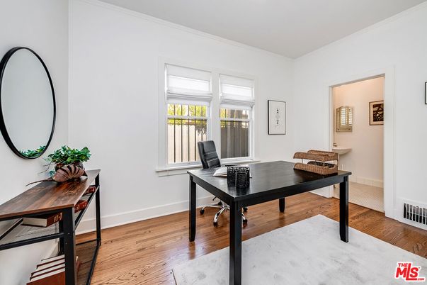 Home Office, Interior, Wood Texture Flooring