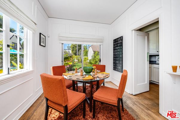 Dining room, Interior, Wood Texture Flooring
