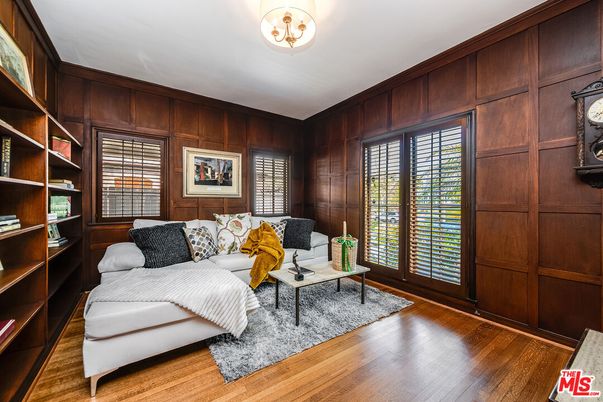 Interior, Living room, Wood Texture Flooring, Wooden Walls