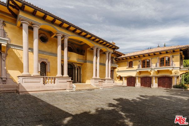 Attached, Backyard, Exterior, Facade, Mediterranean