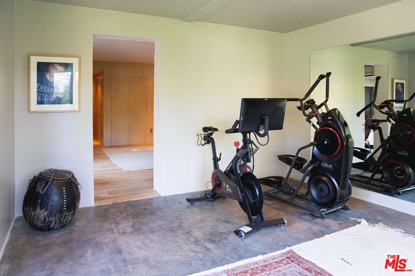 Fitness Equipment, Interior, Wood Texture Flooring