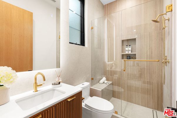 Bathroom, Glass Shower, Interior