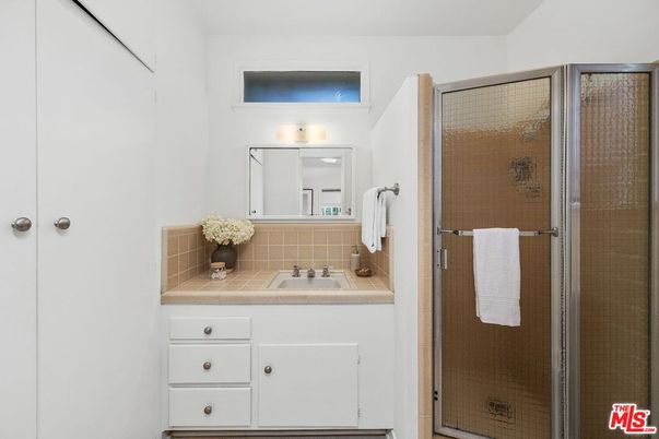 Bathroom, Glass Shower, Interior, Tile Countertops