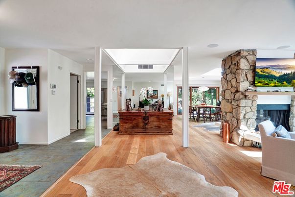 Fireplace, Interior, Wood Texture Flooring