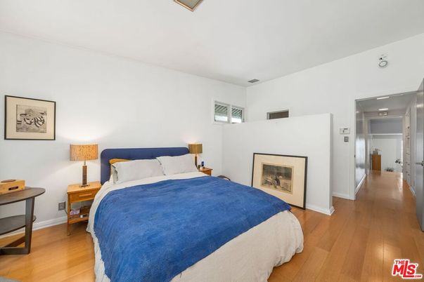 Bedroom, Fireplace, Interior, Wood Texture Flooring