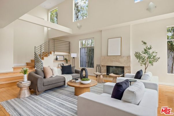 Fireplace, Interior, Living room, Wood Texture Flooring