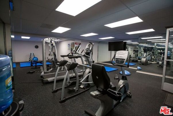 Fitness Equipment, Gym, Interior, Recessed Lighting