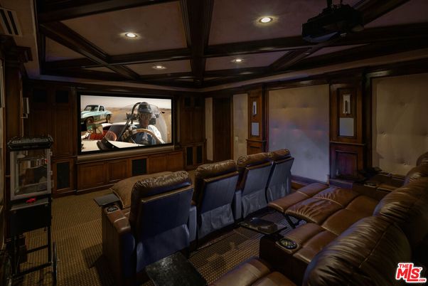 Home Theatre Room, Interior, Projection Screen, Recessed Lighting, Theatre Room
