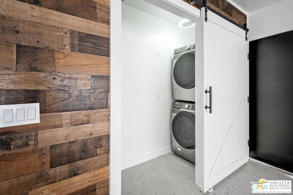 Interior, Utility Closets, Washer, Wooden Walls