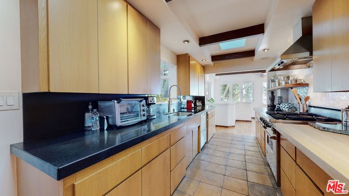 Interior, Kitchen, Recessed Lighting, Wooden Beams