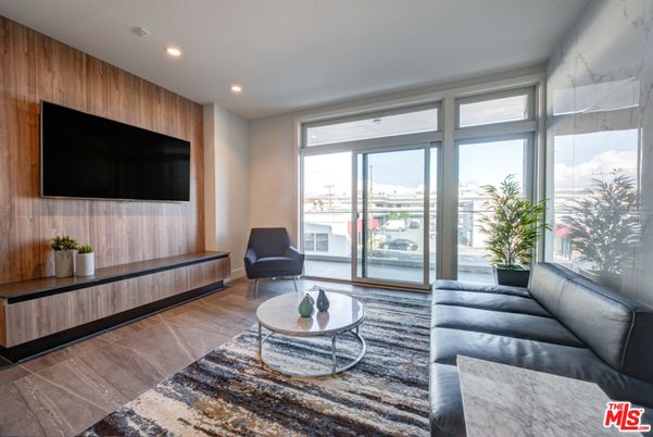 Interior, Living room, Marble Walls, Recessed Lighting, Wood Texture Flooring, Wooden Walls