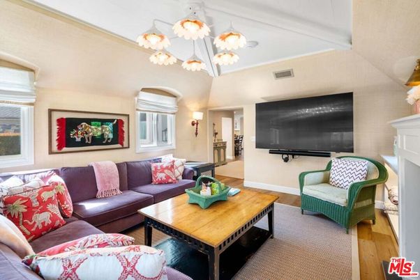 Chandelier, Fireplace, Interior, Living room, Wood Texture Flooring