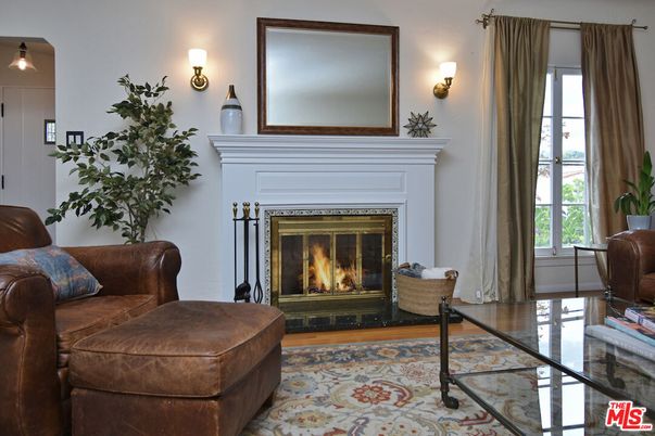 Fireplace, Interior, Wood Texture Flooring