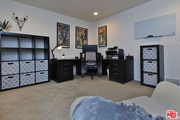 Home Office, Interior, Recessed Lighting
