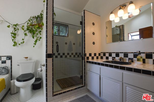 Bathroom, Glass Shower, Interior, Tile Countertops