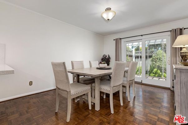 Dining room, Interior, Wood Texture Flooring