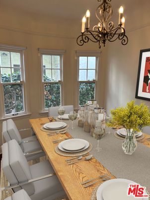 Chandelier, Dining room, Interior