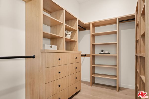 Interior, Walk-in Closets, Wood Texture Flooring