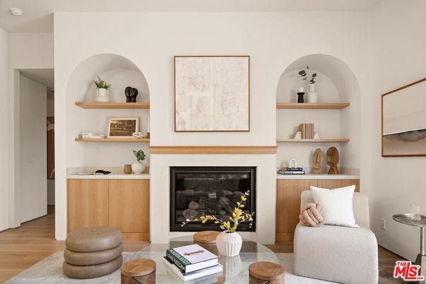 Fireplace, Interior, Wood Texture Flooring