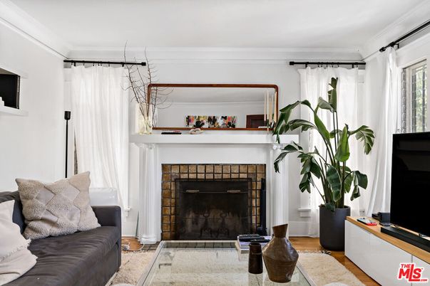 Fireplace, Interior, Wood Texture Flooring