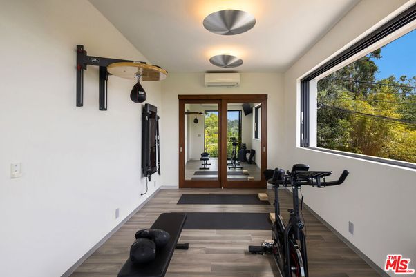 Fitness Equipment, Interior, Wood Texture Flooring