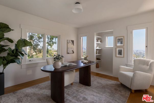 Home Office, Interior, Wood Texture Flooring