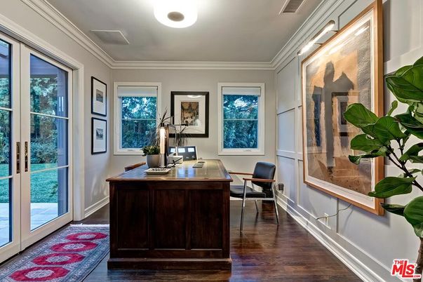 Home Office, Interior, Wood Texture Flooring