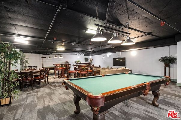 Billiard Table, Dining room, Game Room, Interior, Pendant Lights