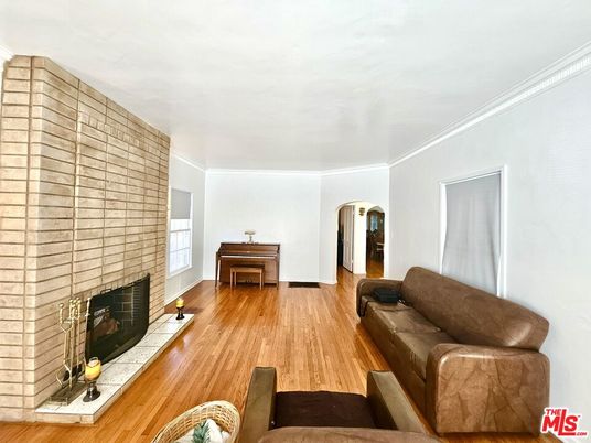 Fireplace, Interior, Piano, Stone Walls, Wood Texture Flooring