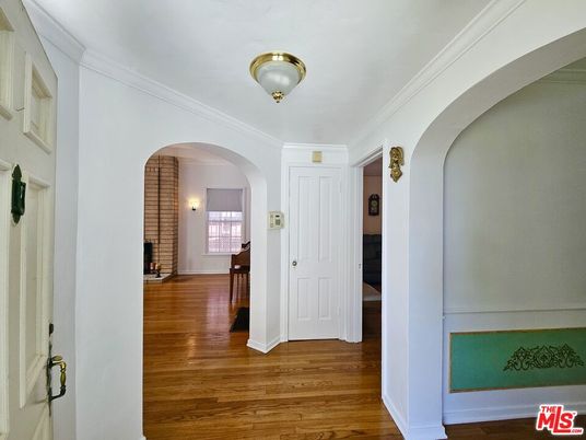 Interior, Stone Walls, Wood Texture Flooring