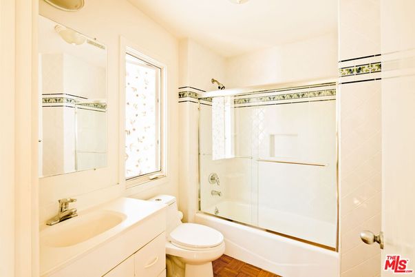 Bathroom, Glass Shower, Interior, Wood Texture Flooring