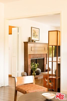 Fireplace, Interior, Wood Texture Flooring