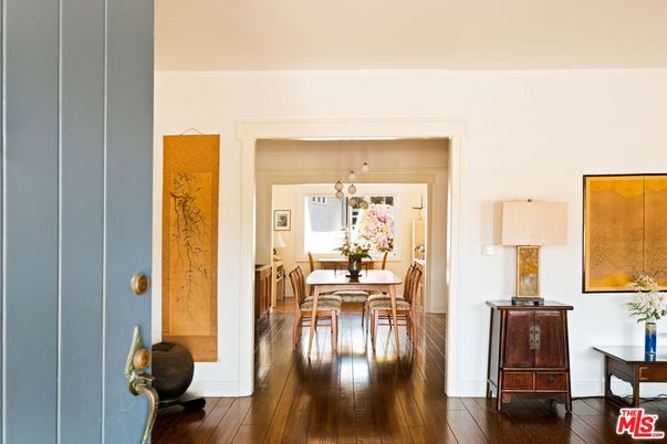 Dining room, Interior, Wood Texture Flooring