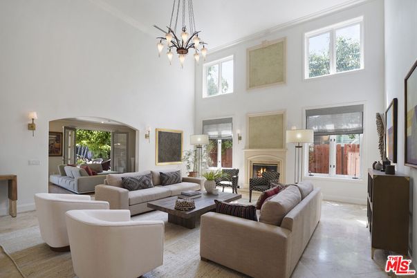 Fireplace, Interior, Living room, Pendant Lights