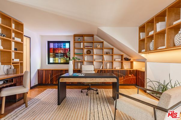 Home Office, Interior, Wood Texture Flooring