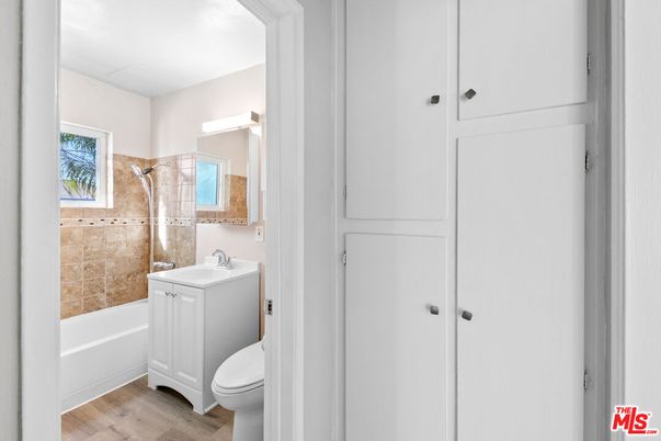 Bathroom, Interior, Wood Texture Flooring