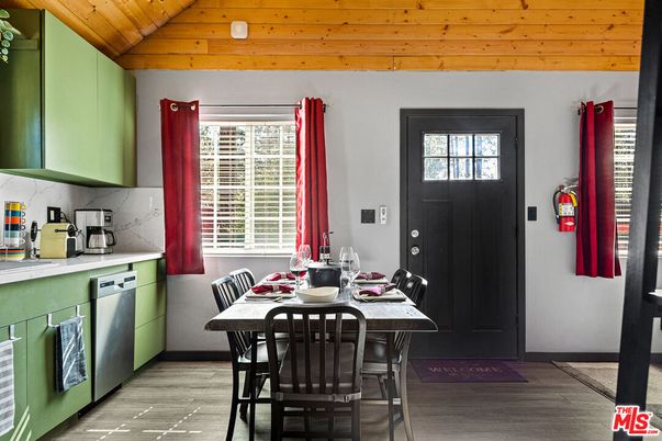 Dining room, Interior, Kitchen, Wooden Ceilings, Wood Texture Flooring
