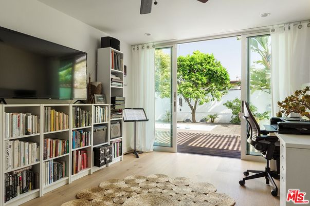 Home Office, Interior, Wood Texture Flooring