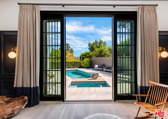 Interior, Pool, Wood Texture Flooring
