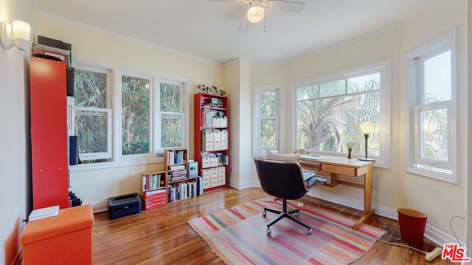 Home Office, Interior, Wood Texture Flooring